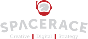 This image has an empty alt attribute; its file name is spacerace-red-logo-300x135-1.png